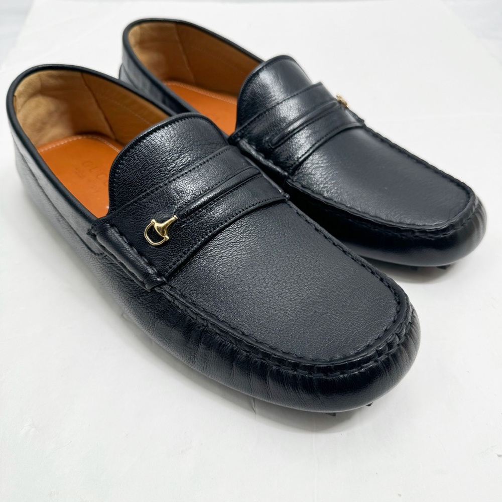 GUCCI  Horsebit Moccasin Quentin Driving Loafers 752621 D3V00 New in Box 🔥🔥😳 - Picture 4 of 15